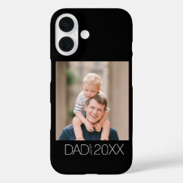 Funda iPhone 16 Papá Estableció Foto Moderna