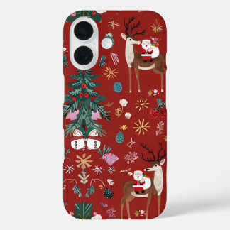 Funda iPhone 16 Papá Noel, Papá Noel