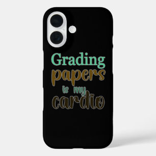 Funda iPhone 16 Papeles de graduación es mi regalo cardio para pro