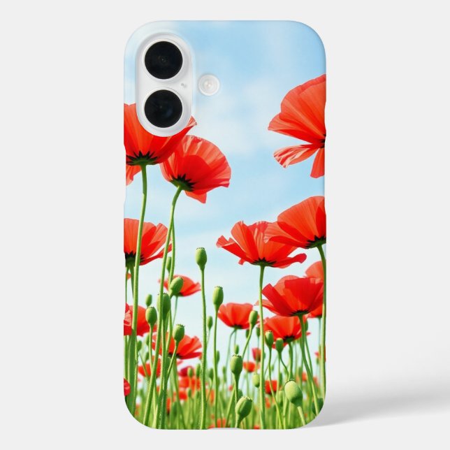 Funda iPhone 16 Papeles de verano (Reverso )