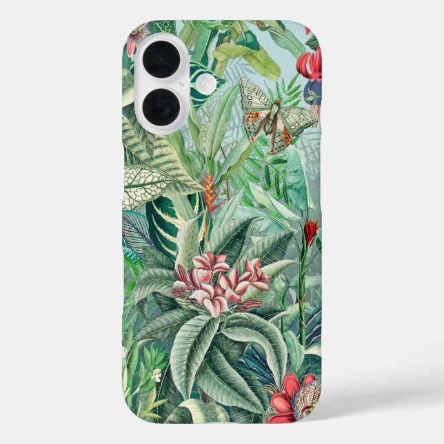 Funda iPhone 16 Paraíso tropical (Reverso )