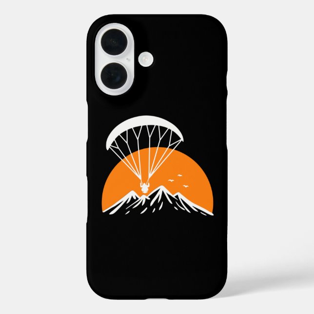 Funda iPhone 16 Paramotor Retro Vintage (Reverso )