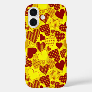 Funda iPhone 16 'Parches del CORAZÓN'
