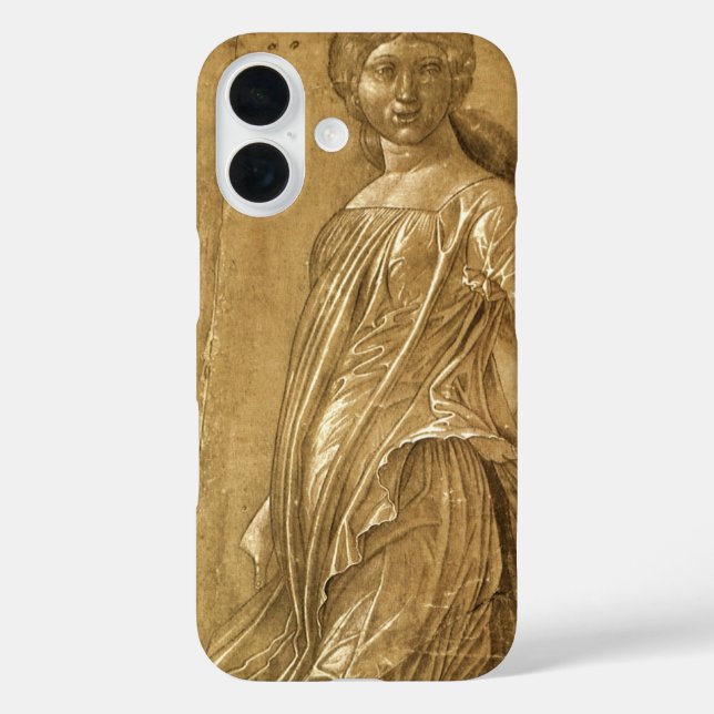 Funda iPhone 16 Parnassus, Musa bailarina de Andrea Mantegna (Reverso )