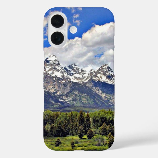 Funda iPhone 16 Parque nacional del Gran Tetón (Reverso )