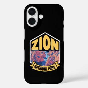 Funda iPhone 16 Parque Nacional Zion Utah Retro