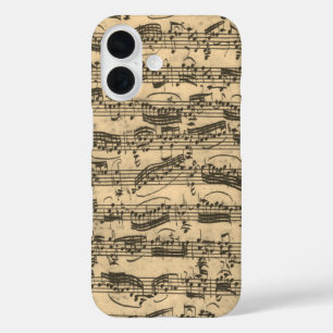 Funda iPhone 16 Partituras de JS Bach