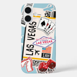 Funda iPhone 16 Pase de embarque de Las Vegas