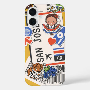 Funda iPhone 16 Pase de embarque de San José - Viaje cultural de C