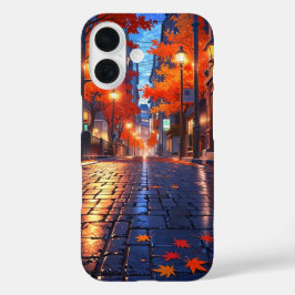 Funda iPhone 16 Paseo nocturno de otoño