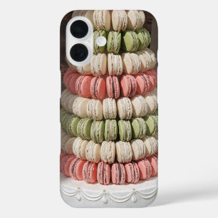 Funda iPhone 16 Pastel de Macarrones de Varias Capas