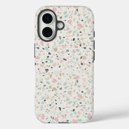 Funda iPhone 16 Pastel Terrazzo Speckle Pattern Case