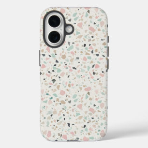 Funda iPhone 16 Pastel Terrazzo Speckle Pattern Case
