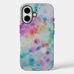 Funda iPhone 16 Pastel Tie Dye