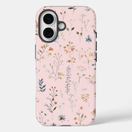 Funda iPhone 16 Pastel Wilflowers