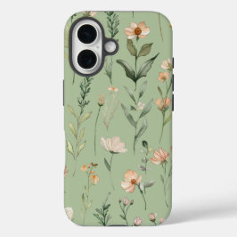 Funda iPhone 16 Pastel Wilflowers