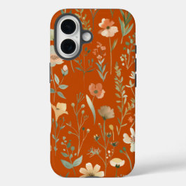 Funda iPhone 16 Pastel Wilflowers