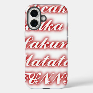 Funda iPhone 16 Pasteles rojos Vodka Hakuna Matata FUNNY.
