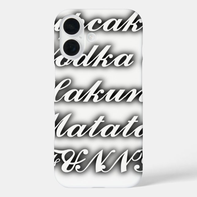 Funda iPhone 16 Pasteles Vodka Hakuna Matata FUNNY (Reverso )