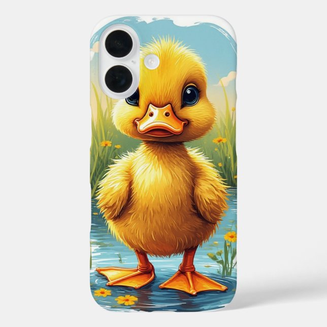 Funda iPhone 16 Pato Bebé (Reverso )