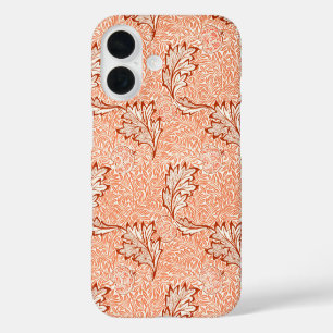 Funda iPhone 16 Patrón Botánico Vintage de Manzana de William Morr