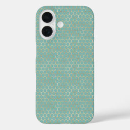 Funda iPhone 16 Patrón de abejas reina