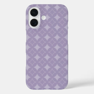 Funda iPhone 16 Patrón de barco Lavender