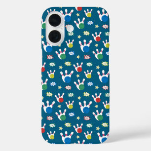 Funda iPhone 16 Patrón de bolos divertidos y divertidos