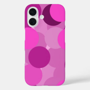 Funda iPhone 16 Patrón de círculos superpuestos