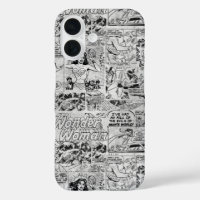 Patrón de Cómic Antiguo de Mujer Maravilla