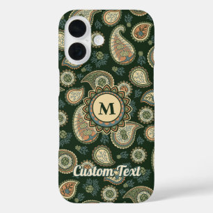 Funda iPhone 16 Patrón de Cypress Paisley