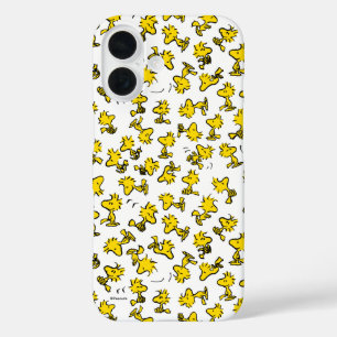 Funda iPhone 16 Patrón de diseño clásico de Woodstock