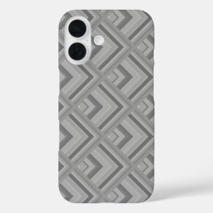 Funda iPhone 16 Patrón de escala gris