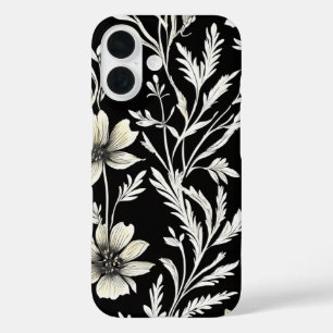 Funda iPhone 16 patrón de flor silvestre