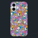 Funda iPhone 16 Patrón de flor Snoopy & Woodstock<br><div class="desc">Echa un vistazo a este patrón de maní groovy con Snoopy y Woodstock.</div>