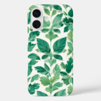 Patrón de follaje verde
