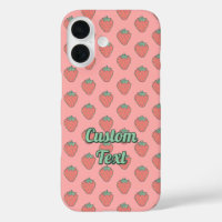 Patrón de iconos de fresa