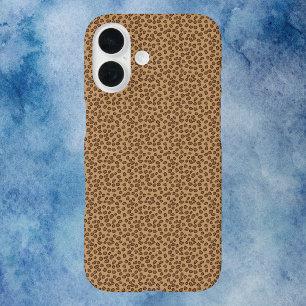 Funda iPhone 16 Patrón de impresión de leopardo