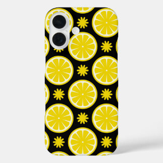 Funda iPhone 16 Patrón de Limón