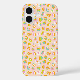 Funda iPhone 16 Patrón de manchas de chita de leopardo de impresió