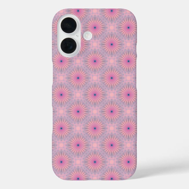 Funda iPhone 16 Patrón de Mandala (Reverso )