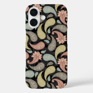 Funda iPhone 16 Patrón de paisley