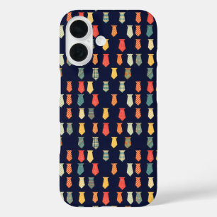 Funda iPhone 16 Patrón de pequeños lazos coloridos
