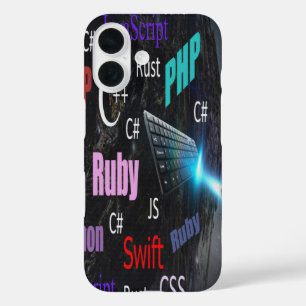 Funda iPhone 16 Patrón de programador