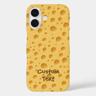 Funda iPhone 16 Patrón de queso suizo