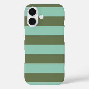 Funda iPhone 16 Patrón de raya de persianas y pera