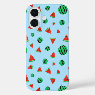 Funda iPhone 16 Patrón de sandía