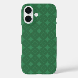 Funda iPhone 16 Patrón de Shippo Verde