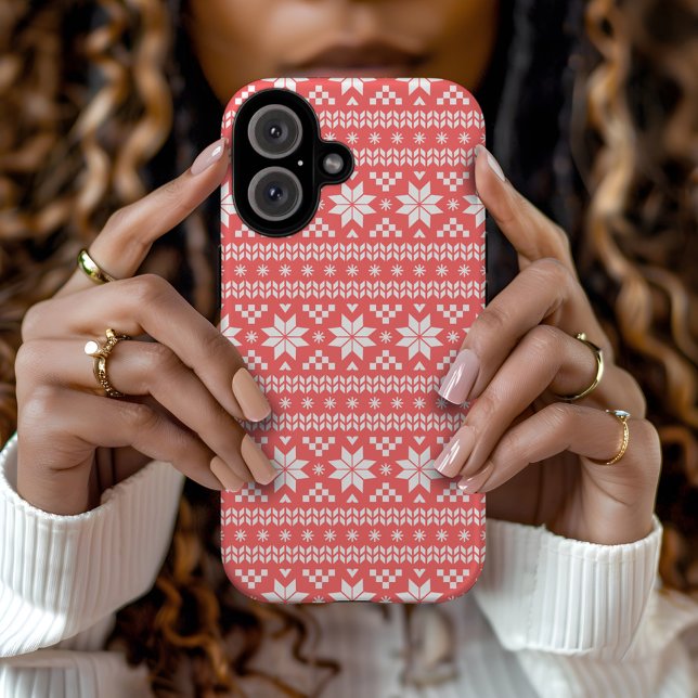 Funda iPhone 16 Patrón de sudoración de Navidades de Islas Fagrari (Subido por el creador)