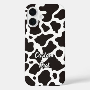 Funda iPhone 16 Patrón de vaca